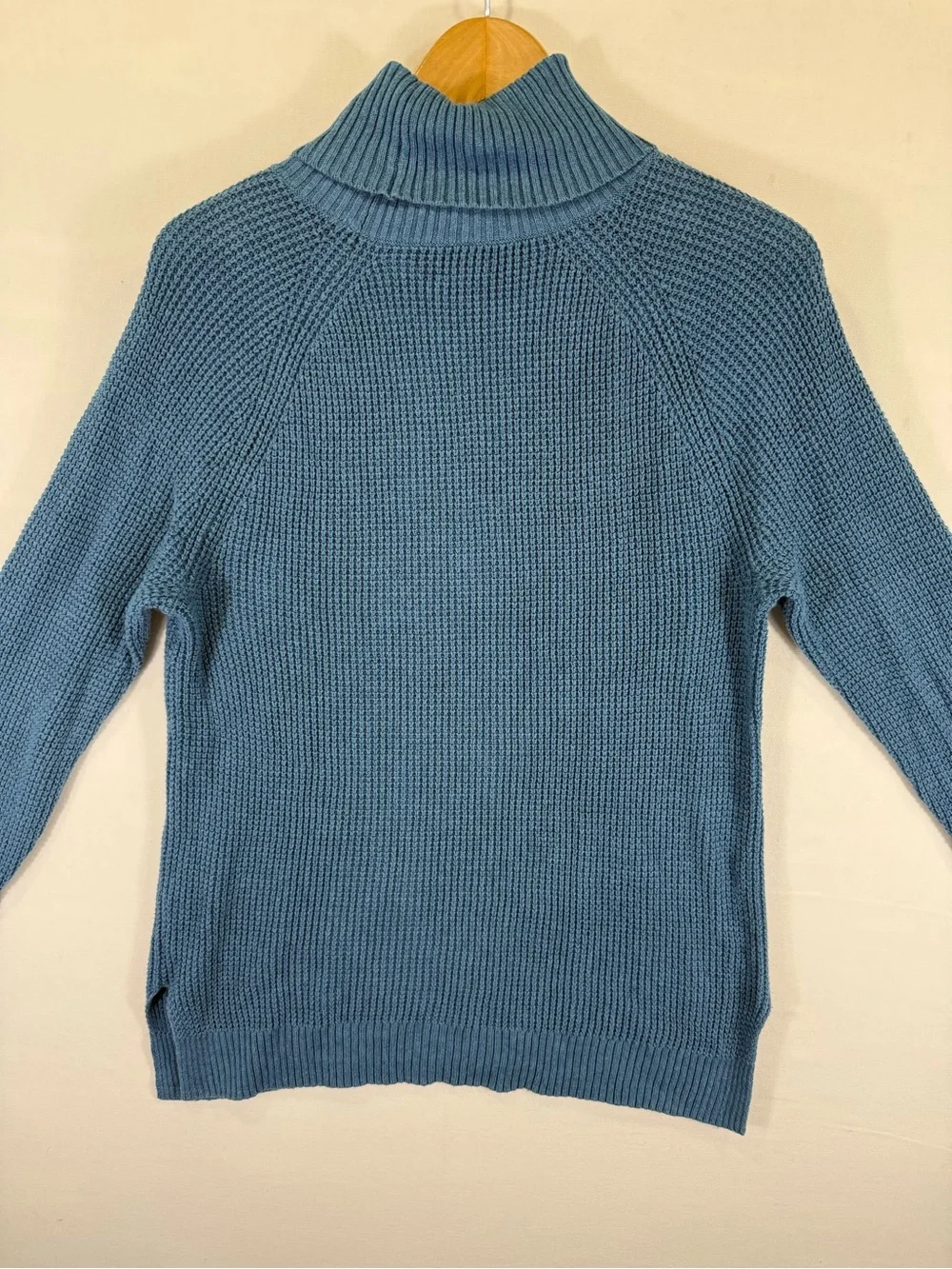 J. Crew Sky Blue Turtleneck Knit Sweater